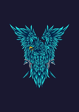 Eagle on Illustration art