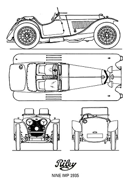 BNW Riley Nine Imp 1935