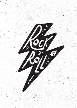 Rock and Roll Bolt White