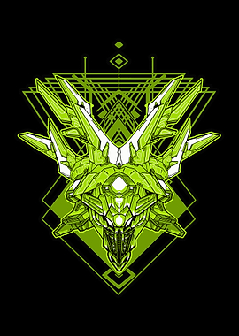 Deer Yellow Robot Head