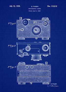1938 camera patent art