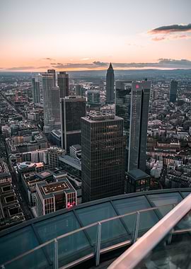 View over Frankfurt