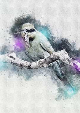 Watercolor Bird Painting