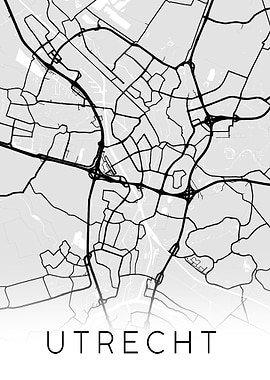 City map Utrecht