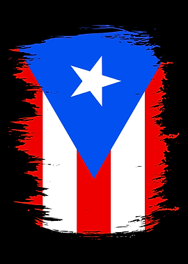 Boricua Brush Stroke