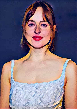 White Dakota Johnson