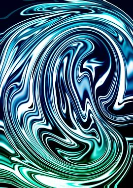 Liquify Iridiscent Blue