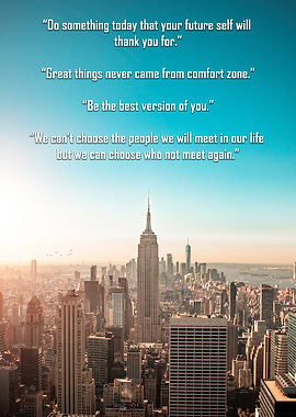 Motivational ny poster