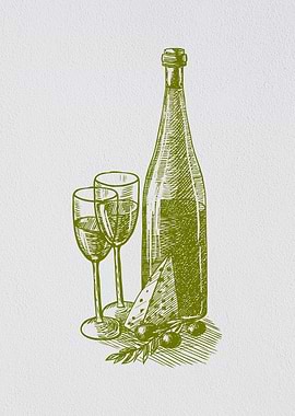 Minimalist Glass Wine