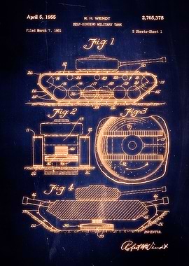 Military Self Digging Tank