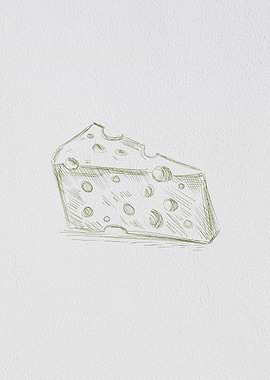 Minimalist Food Cheese