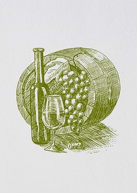 Minimalist Wine Grapes