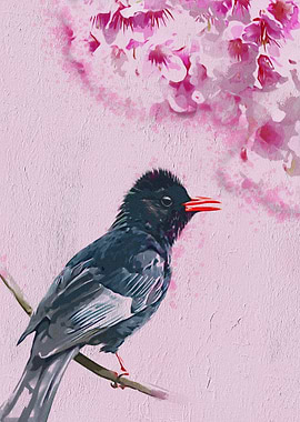 Watercolor Bird Painting