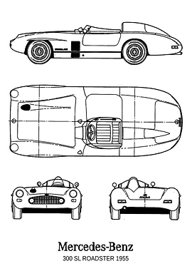 BNW MercedesBenz 300 SL R