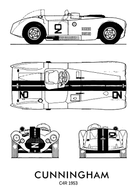 BNW Cunningham C4R 1953