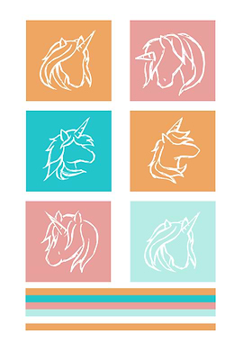 Unicorn Cute Colorful 2