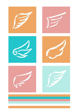 Wings Cute Colorful