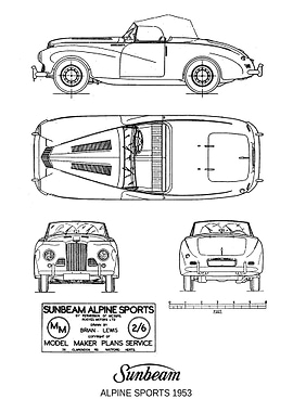 BNW Sunbeam Alpine Sports