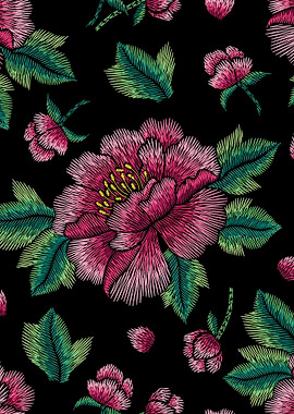 EmbroideredFlowersOnBlac12
