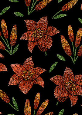 EmbroideredFlowersOnBlac11