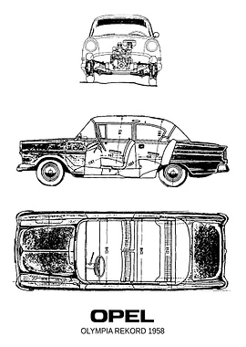 BNW Opel Olympia Rekord 19