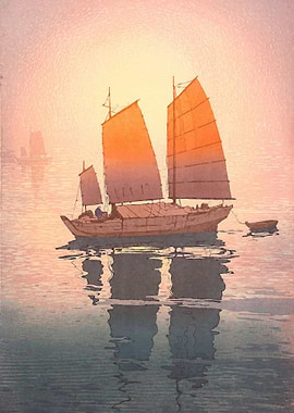 Japanese wood print 002