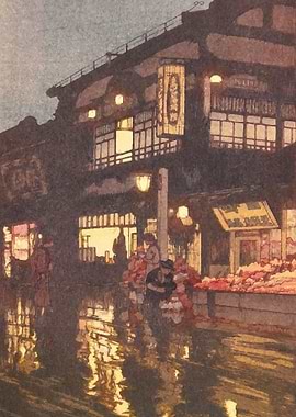 Japanese wood print 004