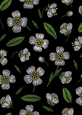 EmbroideredFlowersOnBlac13