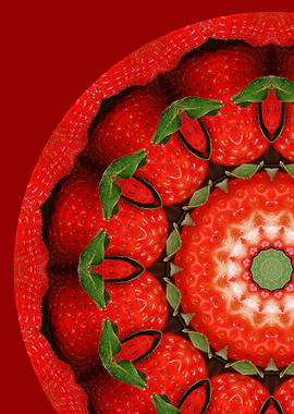 Strawberry Mandala I