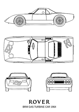BNW BRM GAS TURBINE CAR 19