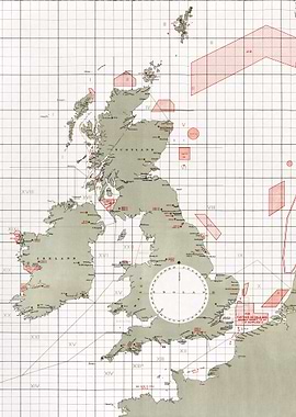 great britain old map