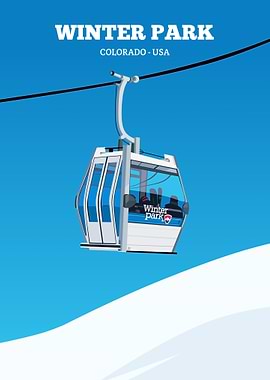 Winter park USA Ski sports