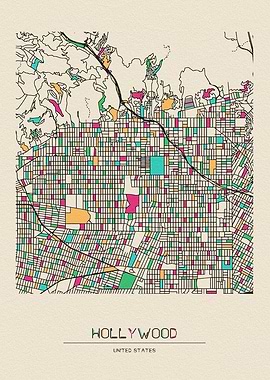 Hollywood Map