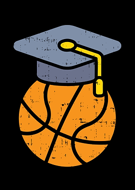 Basketball Graduation Hat