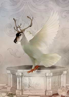 Awesome reindeerdove