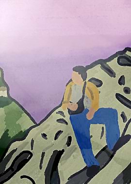 man and the mountain