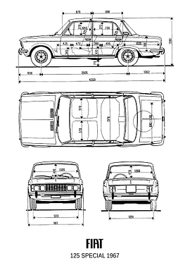 BNW Fiat 125 Special 1967