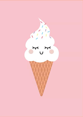 Pink Ice Cream