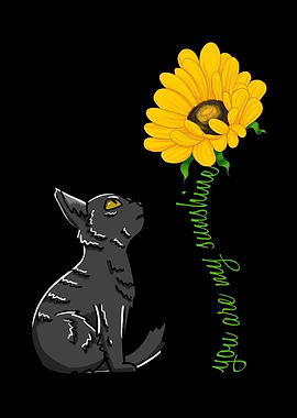 You My Sunshine Black Cat