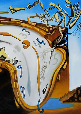 Salvador Dali painting