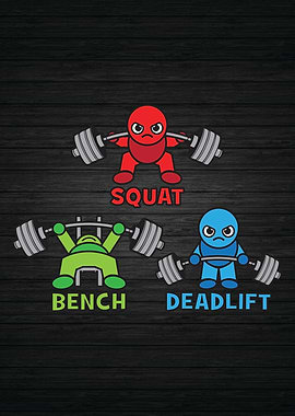 Squat Bench Press Deadlift