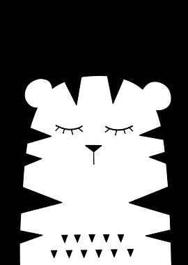 Black and white Tiger