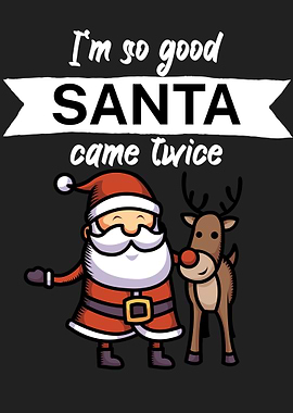 So good santa came twice