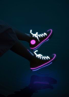 Neon shoes