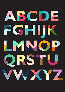 Colorful ABC Alphabet