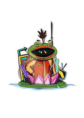 Frog Nandle Naginata