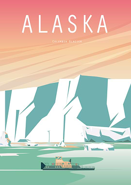 Alska Glaciers vintage