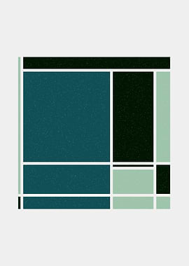 Mondrian style art