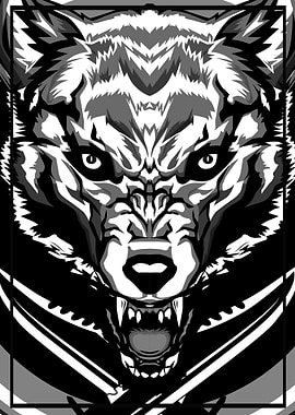 SPIRIT WOLF BW