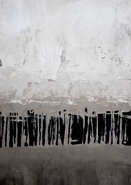 Beige black abstract